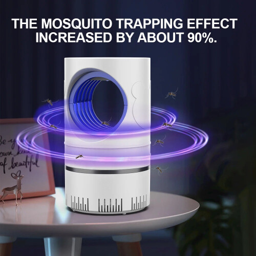 Electric Fly Bug Mosquito Killer LED Light Trap USB Powered Insect Control Lamp with Adapter 1