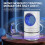 Electric Fly Bug Mosquito Killer LED Light Trap USB Powered Insect Control Lamp with Adapter 3