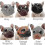 (S, Black) Short Snout Dog Muzzles,bulldog Muzzle Adjustable Breathable Mesh Dog Muzzle For Briting Chewing 2