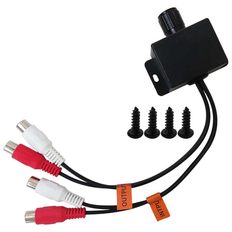 Remote Bass Knob, Inline Rca Subwoofer Volume Control, Universal For Cars And Motorcycles 9771547929536