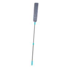 Under Bed Duster with Flexible Flat Head and Long Handle, Washable Reusable Dust Remover for Hard to Reach Areas