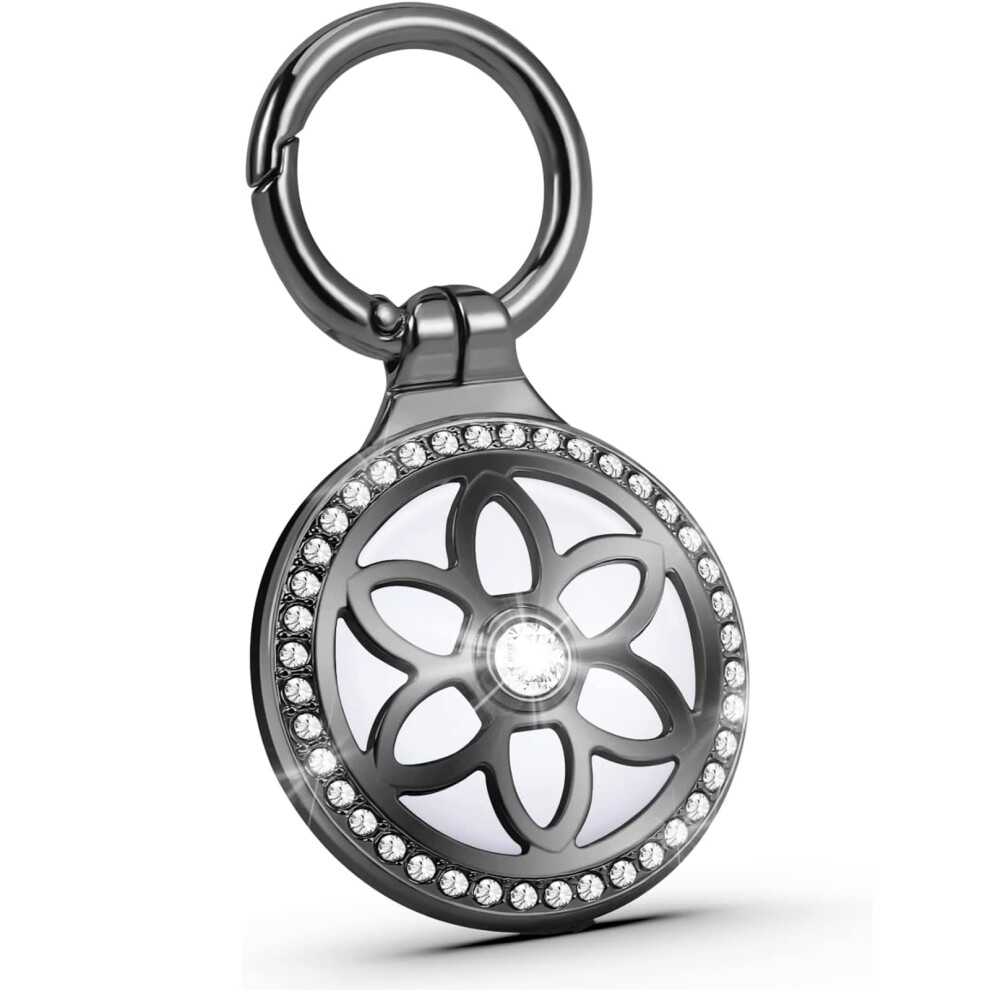 Metal Keychain Holder Case For Airtag With 360 Protection And Magnetic Lock For Keys, Pets, Bags 9771547929727