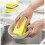 10pcs Kitchen Sponge Scrubbers Non Scratch Dish Sponges with Scratch Resistant Surface for Cookware and Sink 3