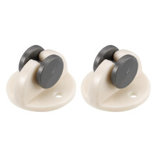 Self Adhesive Caster Wheels 2Pcs Mini Sticky Rolling Wheels for Furniture Trash Can Storage Box White