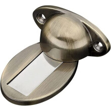 Magnetic Door Stopper Stainless Steel Punch Adjustable Height Floor and Wall Mounted Silent Door Holder