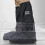 (L, Black) Black Waterproof Rain Boot Shoe Cover With Reflector 5