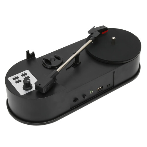 Vinyl to MP3 Converter USB Turntable with Direct USB Conversion, Stereo Output, Compact Design 1