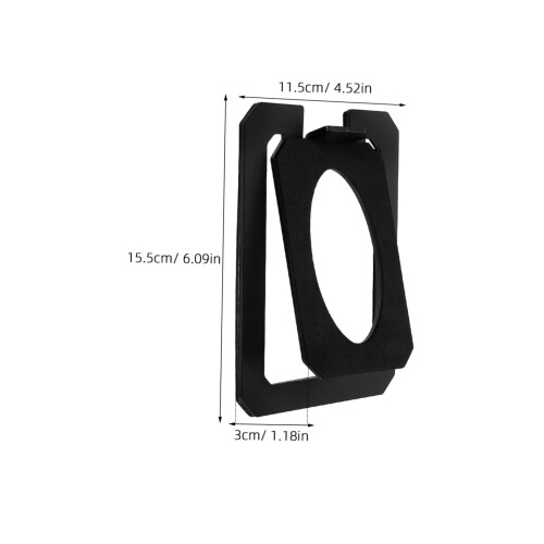 Metal Desktop Speaker Stand with Angled Stability Design and Vibration Reduction for Studio Monitors 1