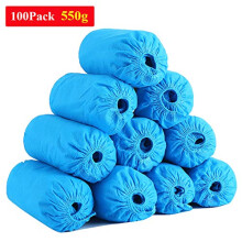 Disposable Shoe Covers 100 Pack Waterproof Non Slip Heavy Duty Polypropylene Boot Covers Universal Fit