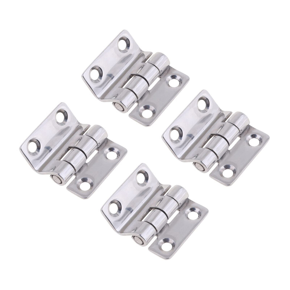 4Pcs 304 Stainless Steel Boat Hinges Heavy Duty Folding Marine Door Hinge Corrosion Resistant 9330225407935