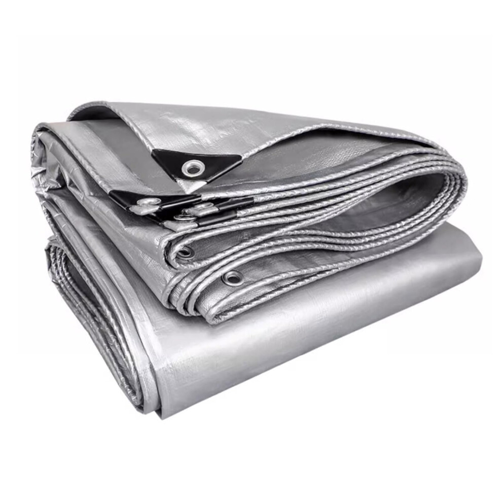 Waterproof Heavy Duty Poly Tarp 29.5 X 29.5 Ft All Weather Outdoor Tarpaulin With Reinforced Corners And Grommets 9073542077459