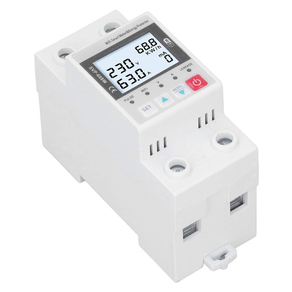 Wifi 230V 63A 50/60Hz Over/Under Voltage Protector 4381393723254