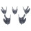 5PCS Drywall Marking Tool Grey ABS Box Positioner 1