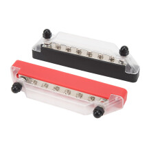 150A 8Way Power Distribution Block for Car RV, Automotive Busbar Junction Block with Metal Terminals