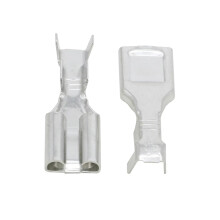20PCS 7.8mm Female Crimp Spade Connectors Current Automotive TinPlated Brass DJ6257.8x0.8BC