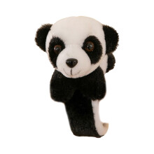 (panda) Plush Slap Bracelet Comfortable Wear Wrist Band Snap Animal Wristband Accessory for Children's Parties and Creative Play