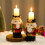 (B) Christmas Tealight Candle Holder Resin Nutcracker Tea Light Candleholders Candlestick Home Table Kitchen Decorations 2
