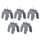 5PCS Drywall Marking Tool Grey ABS Box Positioner 3