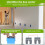 5PCS Drywall Marking Tool Grey ABS Box Positioner 4