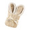 Long Eared Rabbit Themed Hand Towel With Thick Fabric-Coffee 1