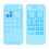 Smart Phone Shape Teething Toy - Blue Silicone 1