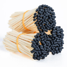 Long Safety Matches 4 Inch Decorative Wooden Matches with Black Tips for Candles and Home Décor 150 Count