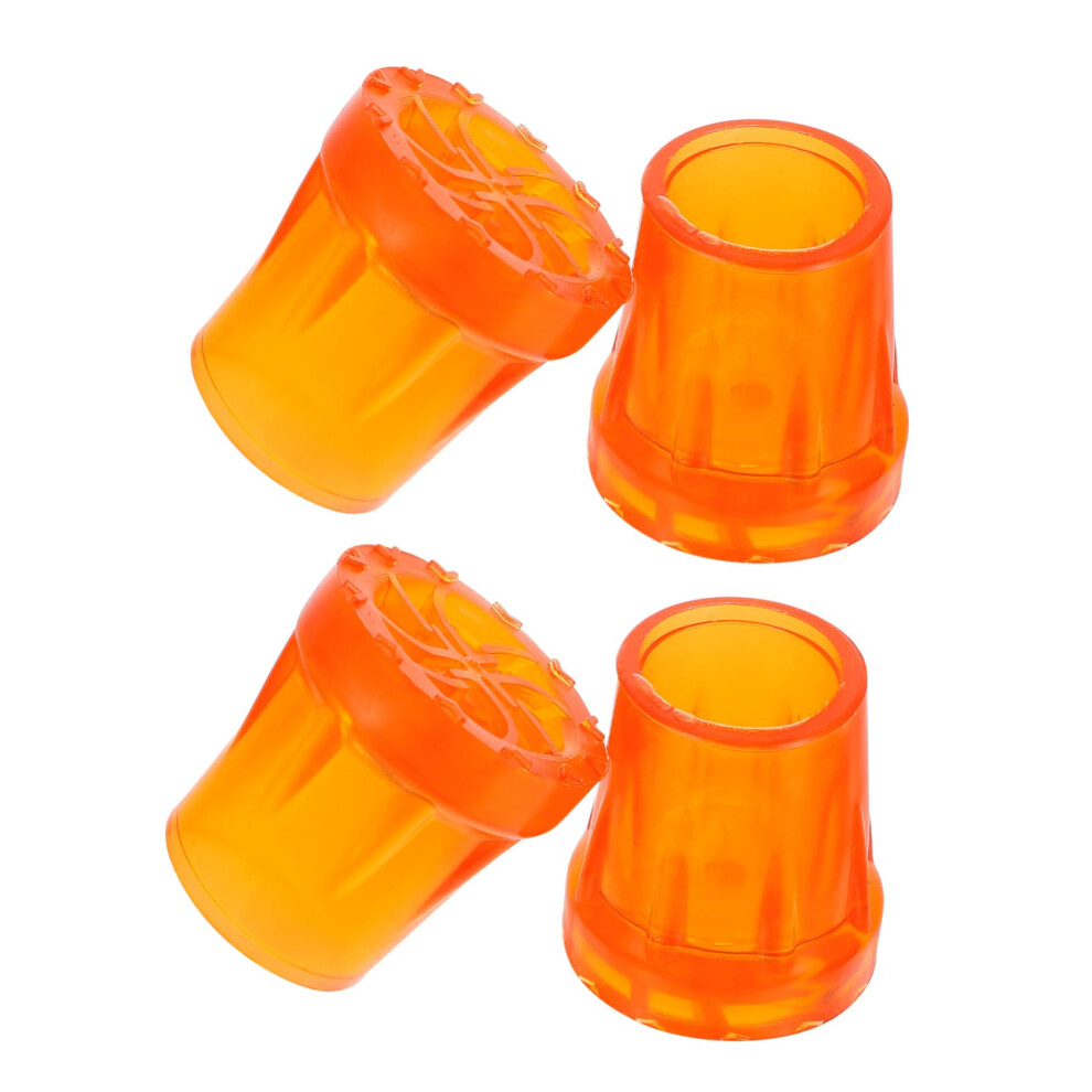 Cane Tips and Crutch Tips 4 Pack NonSlip Rubber Replacement Tips for Walking Sticks