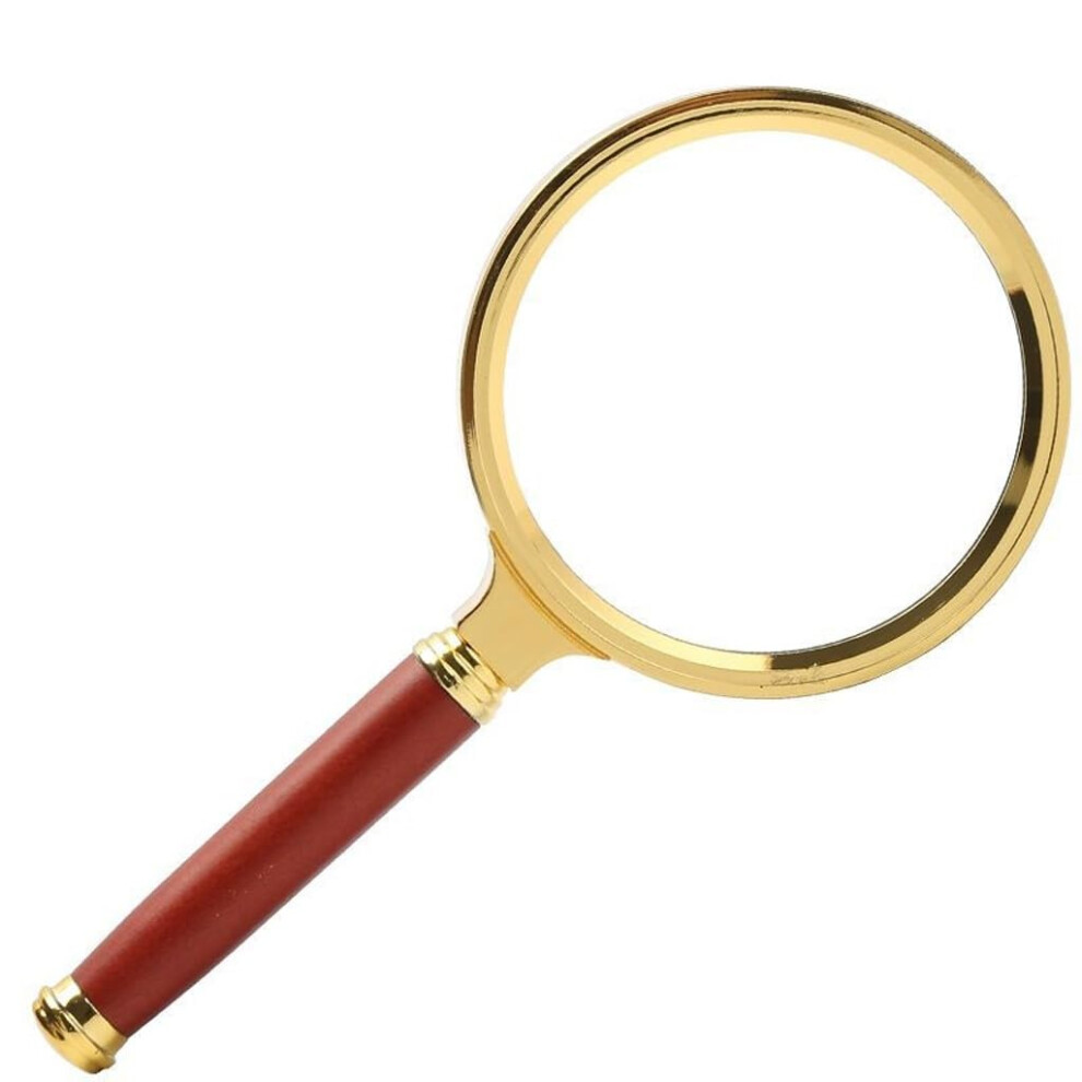 Light Handheld Magnifying Glass With 5X Reading Magnifier For Seniors, 17.5Cm