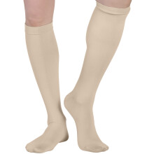 Men's 2030 mmHg Knee Compression Socks, Opaque for Recovery, Beige Medium, AB201MBE2