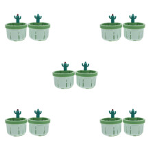 10Pcs Green Sink Drain Strainer Basket PP Kitchen Stopper Filter