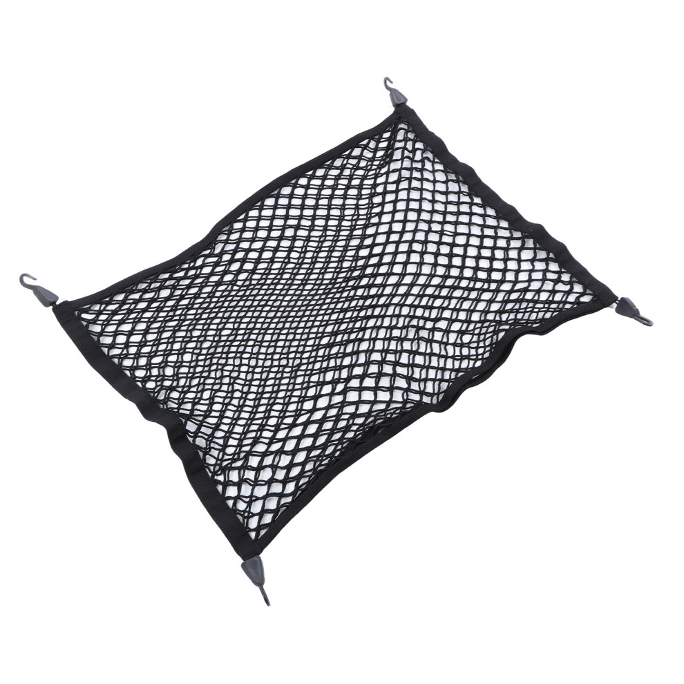 Tesla Model X Rear Trunk Cargo Net 4 Hook Nylon Mesh Storage Fitment 4931393723862