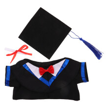1Ensemble Tenue Cérémonie 30Cm En Tissu Chapeau Et