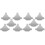 10Pcs Mini Metal Screwdrivers for Sewing Machine Parts 1