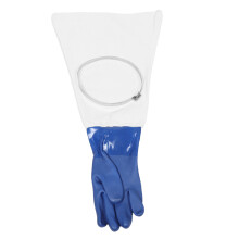 Blue Heavy Duty Rubber Gloves for Sandblasting and Sand Removal
