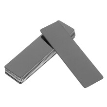 20Stk Schlüsselanhänger Blank Für Büro Schwarz Langlebig