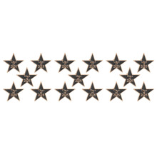 15Pcs Multi Color Graduate Button Pins Stylish Zinc Alloy Party Decor