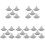 25Pcs Silver Sewing Machine Repair Screwdrivers for Needle Plate Use 1