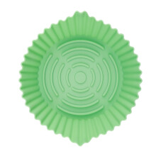 Silicone Air Fryer Accessoire Vert Panier Mat Réutilisable