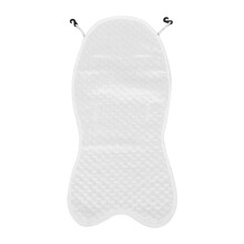 White Breathable Linen Stroller Cooling Mat Easy Install Pad