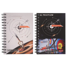 2Pcs Archery Scoring Book Durable ABS Paper Archery Range Score Pad