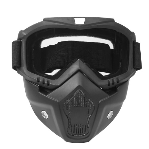Detachable Mask Goggles: 18x18.5 cm, Transparent 1