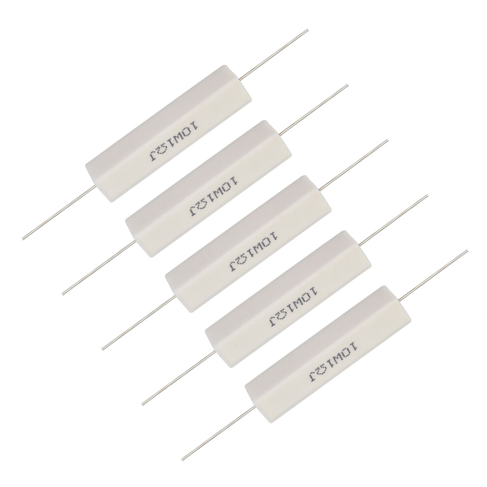 Rã©Sistances Cã©Ramiques 10W 1 Ohm - Kit De 10 Piã¨Ces Pour Audio Et Ã©Quipements 8491393724482