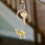 Pack de 3 porte-clés Kirsite Camels de haute qualité-Or 5