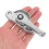 2Sets Universal Silver Stainless Steel Door and Window Crescent Locks 7