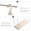 Appendibile in Legno Beige, Versatile E 6