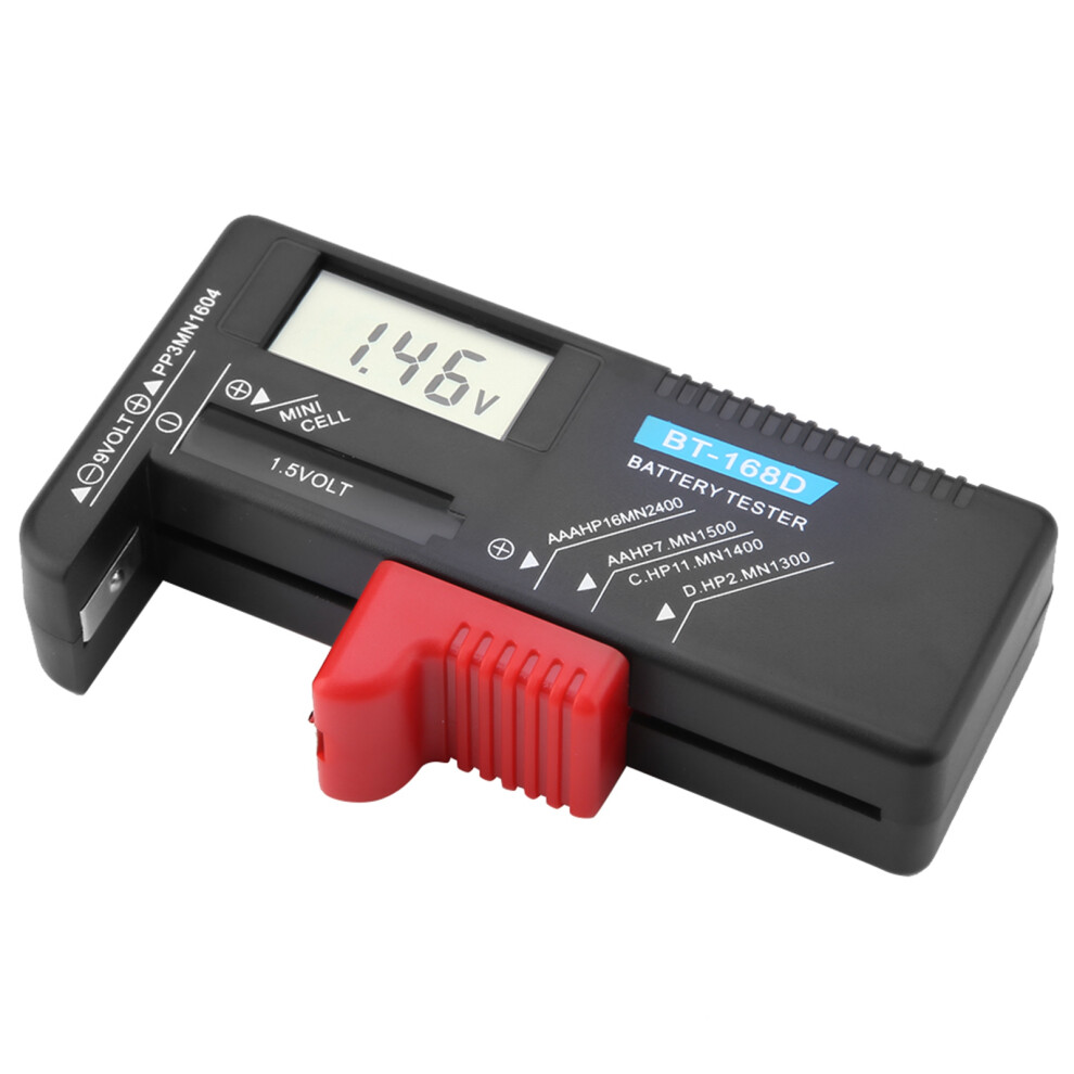 Bt-168D Battery Tester 110X60x26mm 1.5V/9V 7891393724771