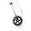 4Pcs Grey Aluminum Wheel Caster Adjustable Walker Wheels Replacement 2
