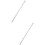 2Pièces Barre Extensible Pour Sèche-Linge Rideaux 6