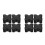 8Pcs Heavy Duty Rubber Front Coil Spring Spacer for Auto Accessories 6