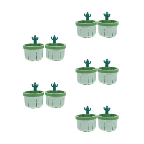 10Pcs Green Sink Drain Strainer Basket PP Kitchen Stopper Filter 1